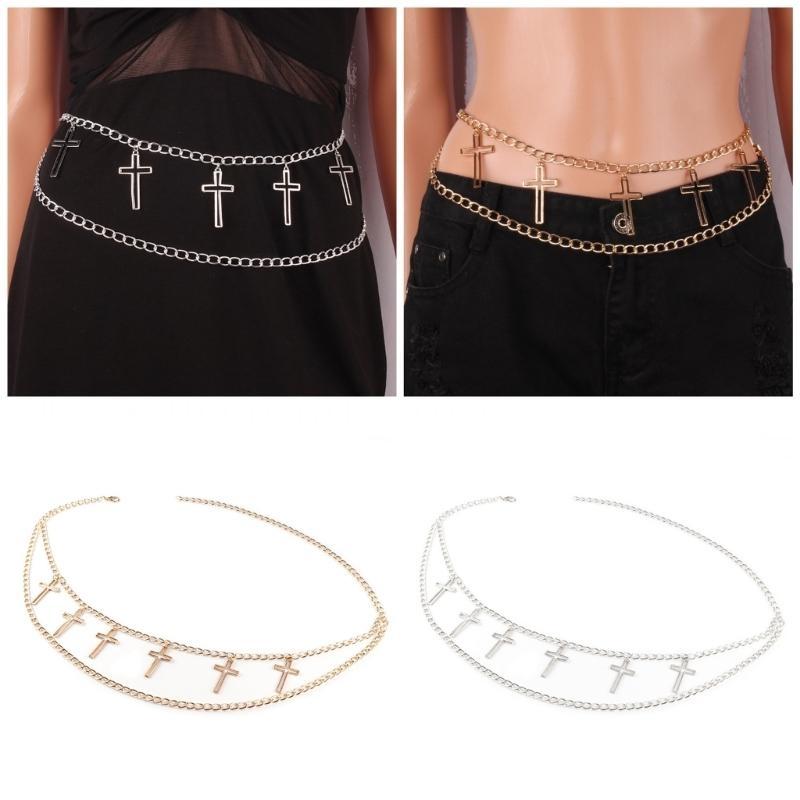 Women Formal Wear Belt - 39BD شعبية حزام على شكل سلسلة