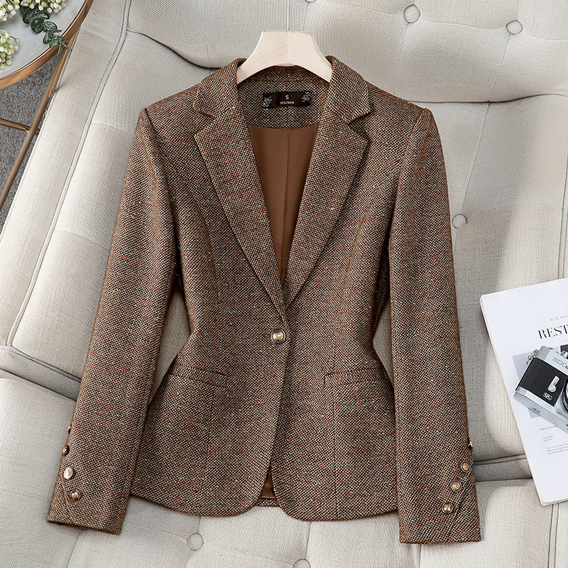 Women Formal Wear Coat - مكتب السيدات السترة المرأة سترة طويلة