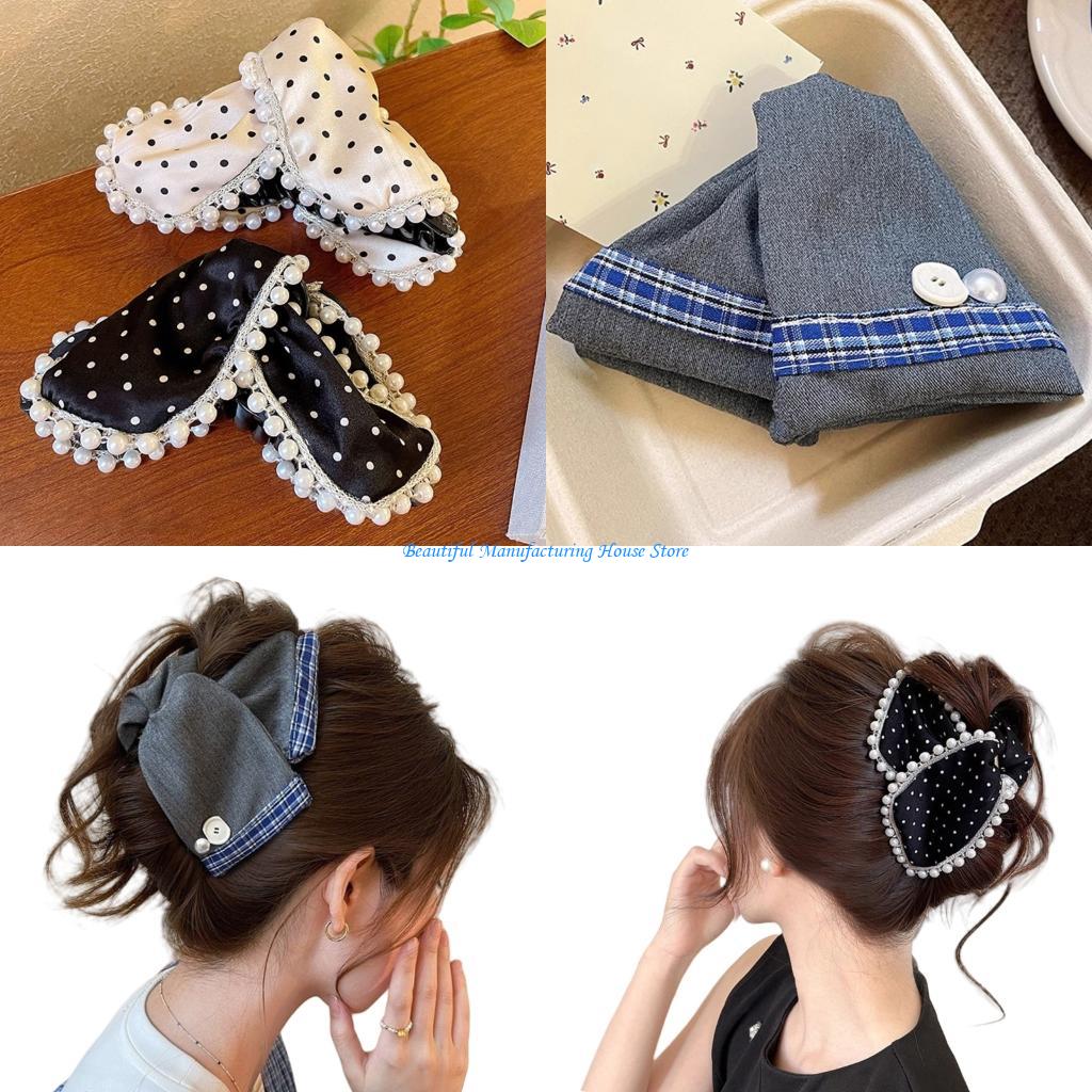 Formal Wear Hairstyles For Women - E56A مشبك شعر أنيق كبير الحجم