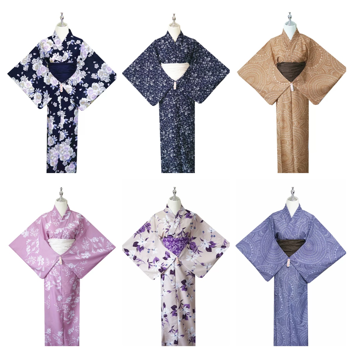 Japanese Women Formal Wear - كيمونو ويوكاتا يابانية للنساء - قماش