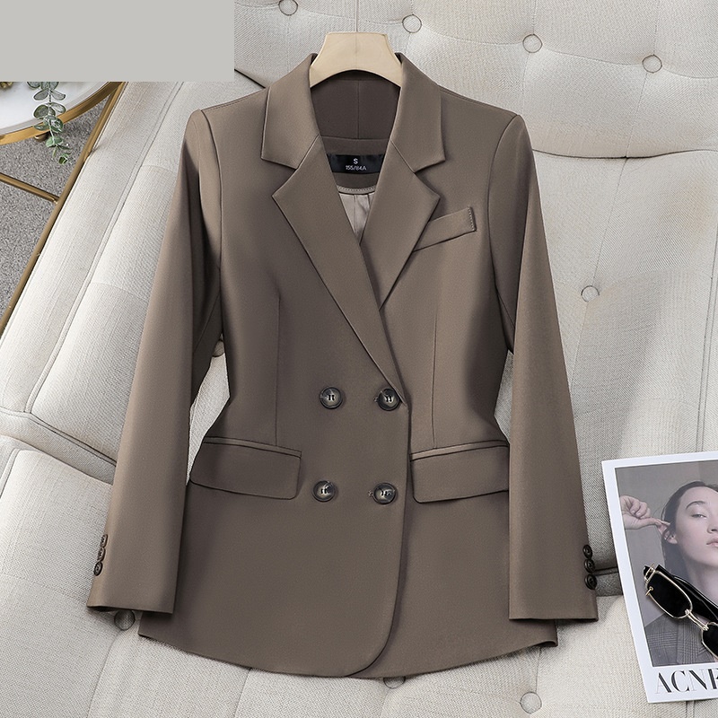 سترة نسائية مزدوجة الصدر ، ستر - مراجعة Women Formal Wear With Black Blazer وسعره