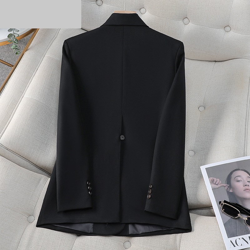 سترة نسائية مزدوجة الصدر ، ستر - مراجعة Women Formal Wear With Black Blazer وسعره