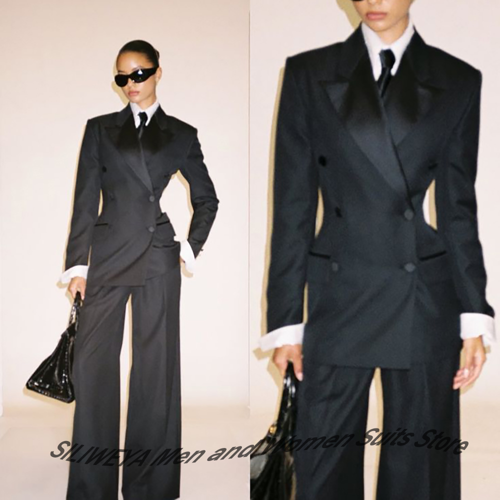 المهنية المرأة السوداء مزدوجة  - مراجعة Women Formal Wear Office وسعره