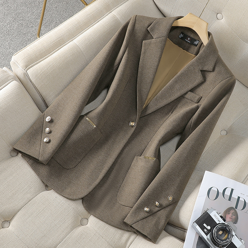 سترة رسمية نسائية رمادية اللون - مراجعة Formal Winter Wear Women Jacket وسعره