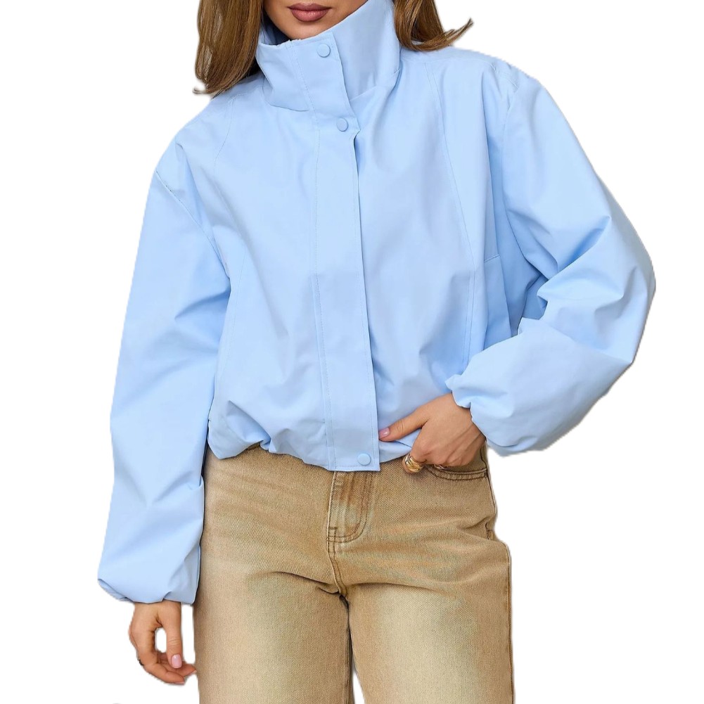 جاكيت نسائي كاجوال بياقة مرتفع - مراجعة Formal Winter Wear Women Jacket وسعره