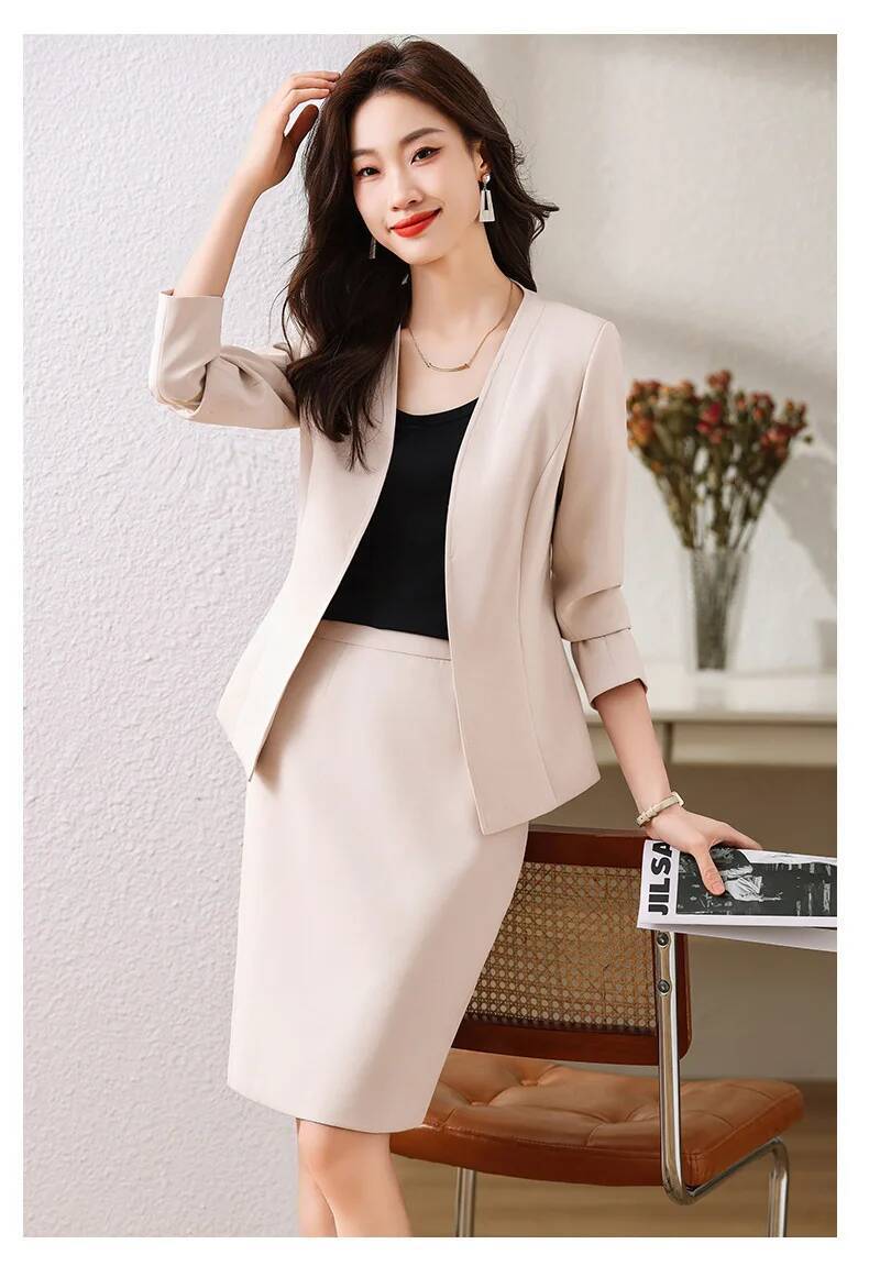 بدلات عمل نسائية رسمية مع تنور - مراجعة Formal Winter Wear Women Jacket وسعره