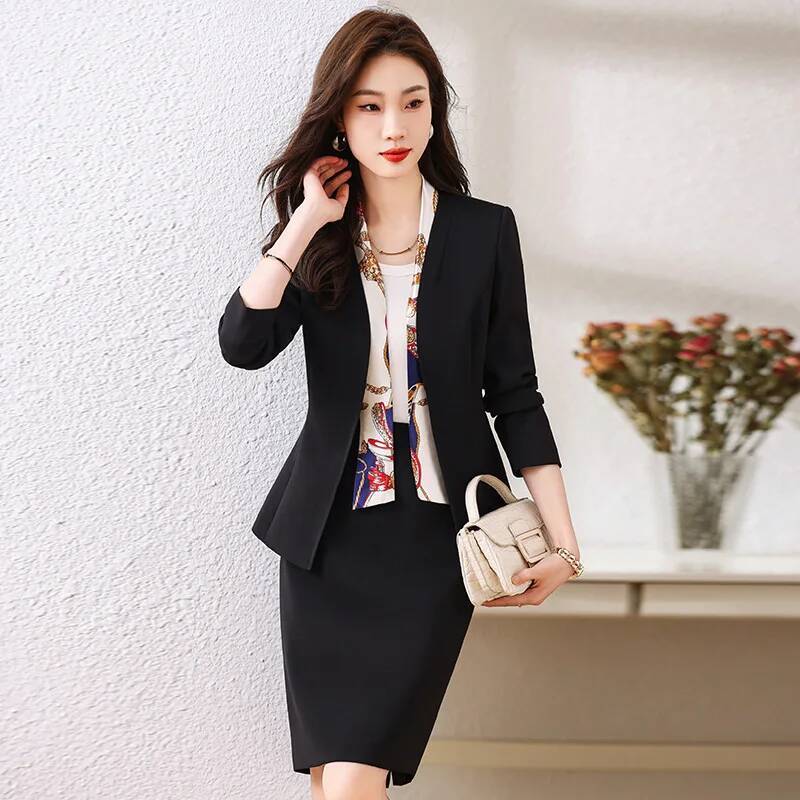 بدلات عمل نسائية رسمية مع تنور - مراجعة Formal Winter Wear Women Jacket وسعره