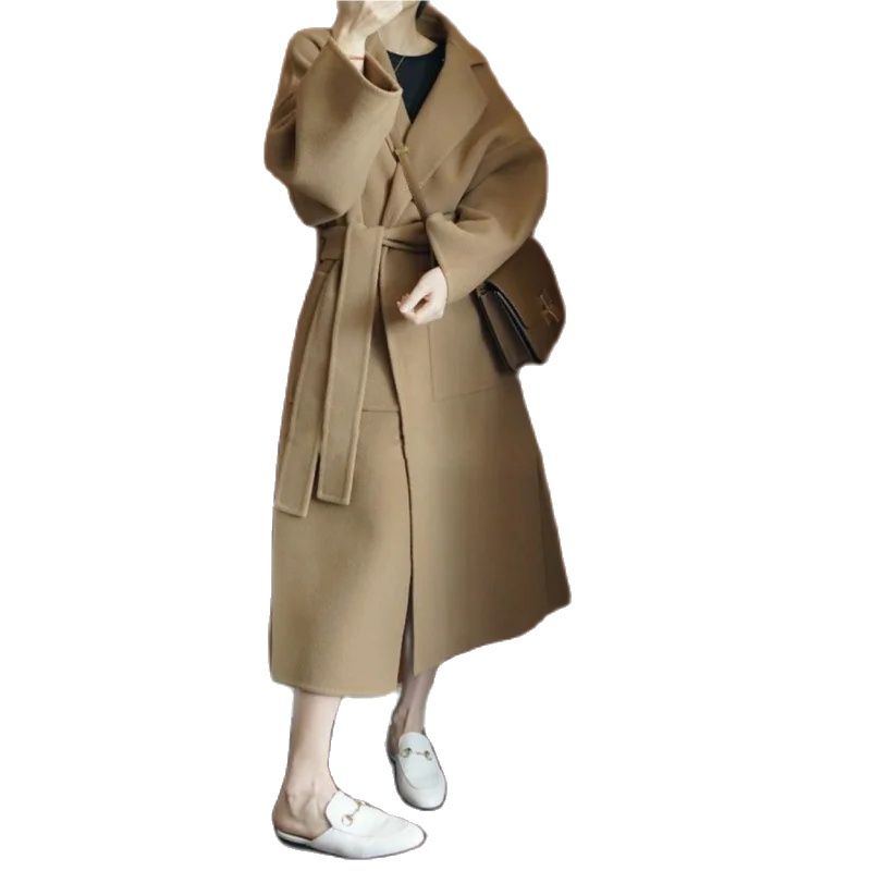 معطف نسائي أنيق طويل مصنوع من  - مراجعة Women Formal Wear Coat وسعره