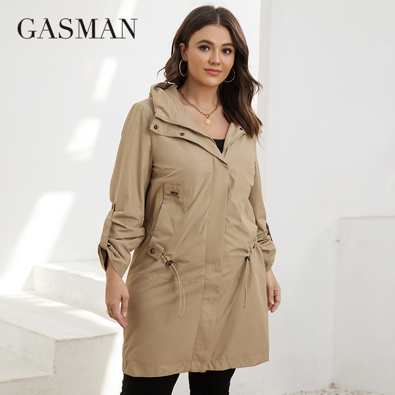 GASMAN الخريف خندق معطف حجم كب - مراجعة Trench Coat Formal وسعره