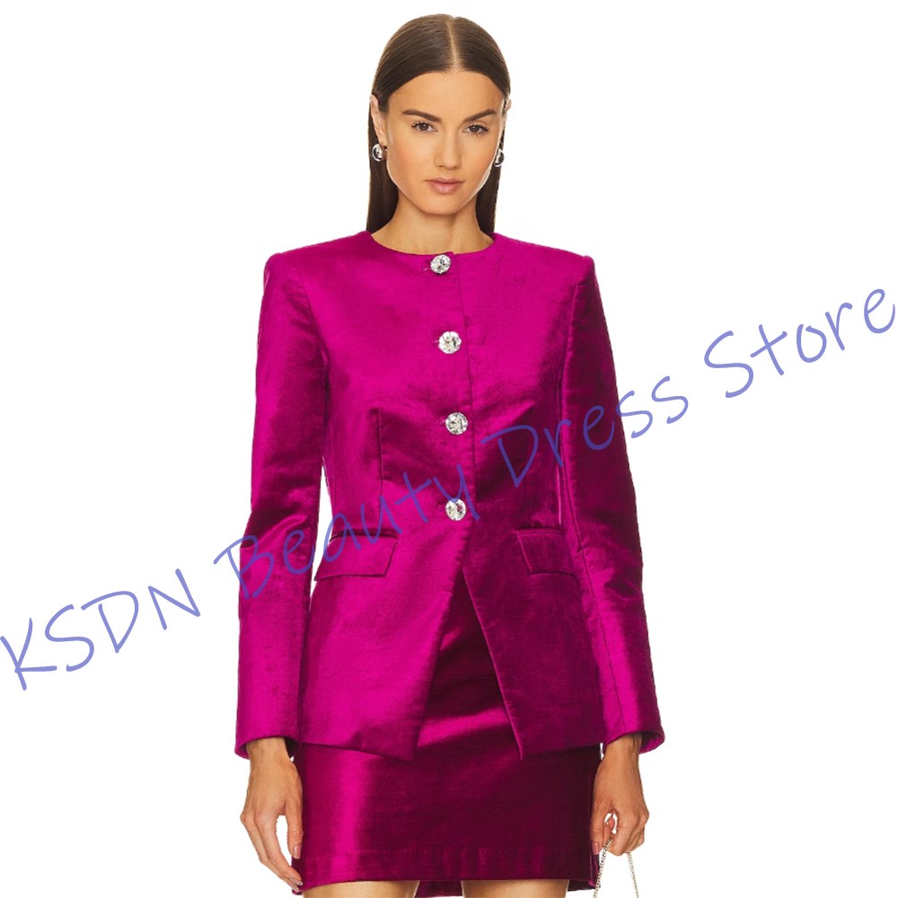 بدلة نسائية أنيقة بزر واحد بال - مراجعة Women Formal Wear Office وسعره