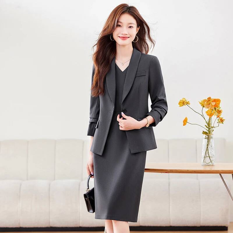بدلة عمل نسائية من القماش عالي - مراجعة Women Formal Wear Coat وسعره