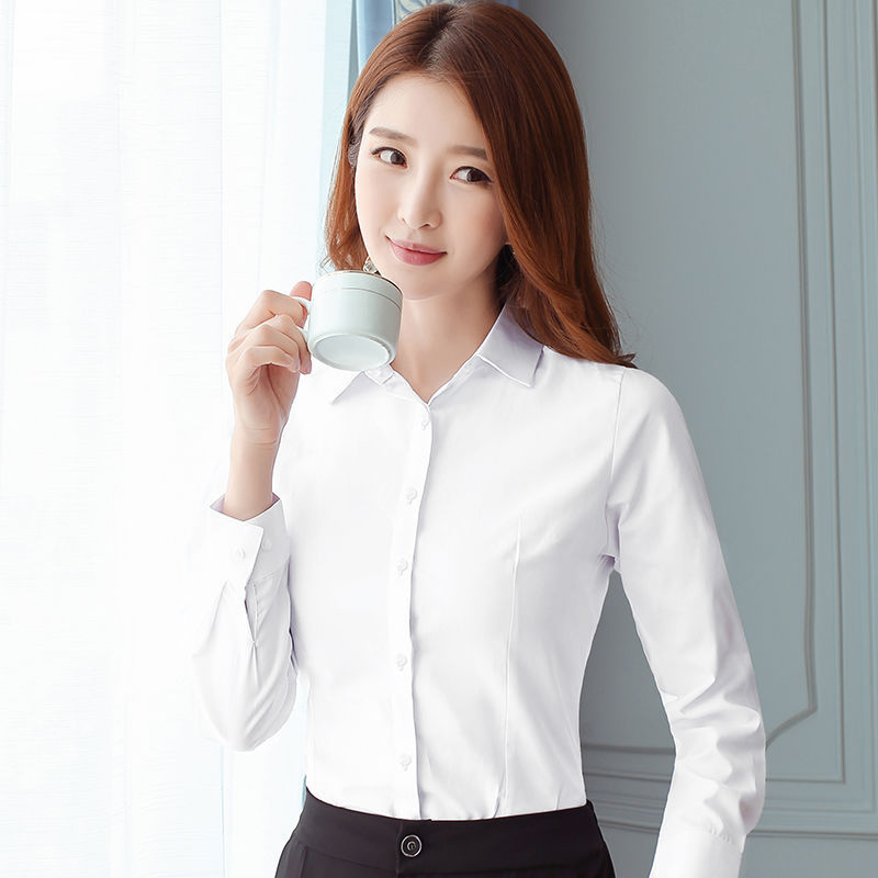 بلوزة كورية نحيفة باللونين الأ - مراجعة Women Formal Wear Office وسعره