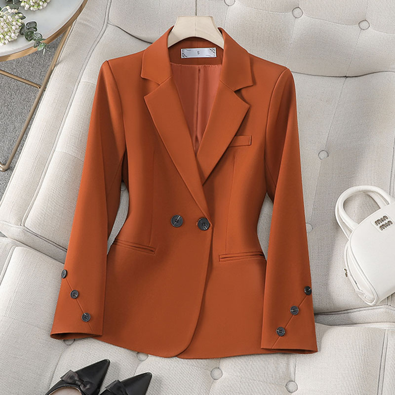 2025 جديد ربيع الخريف أبيض أسو - مراجعة Women Formal Wear With Black Blazer وسعره