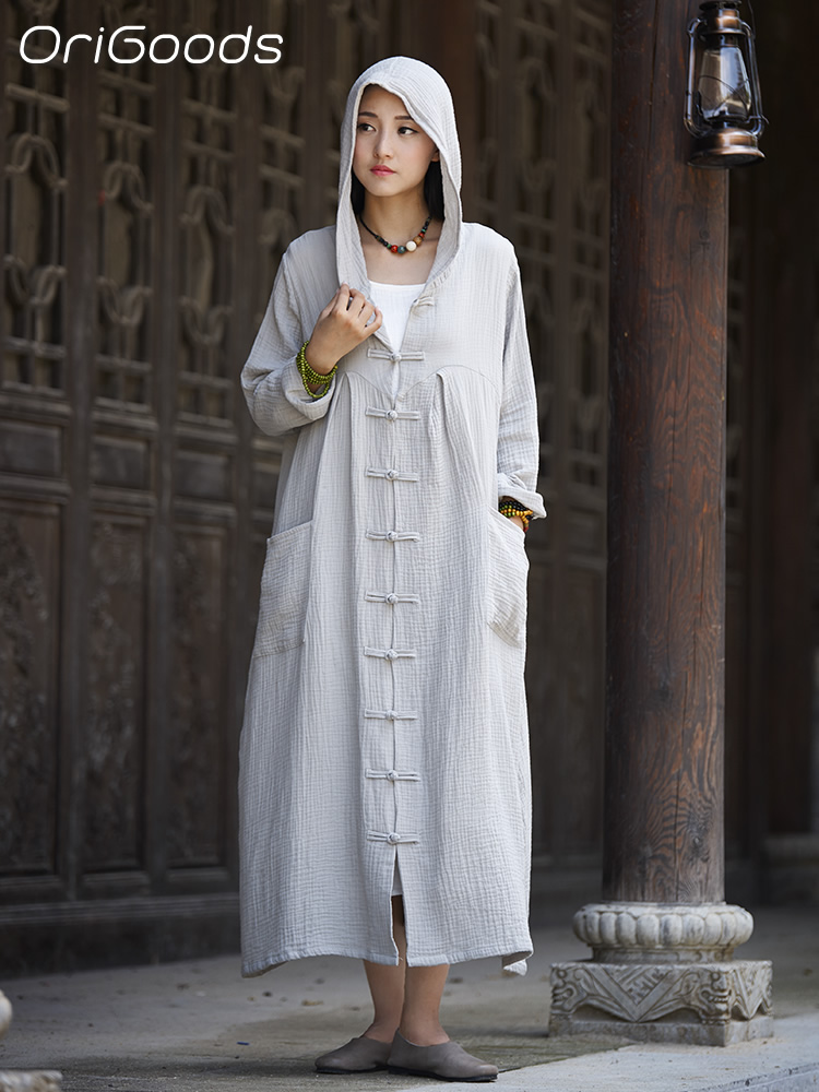 OriGoods امرأة مقنعين معطف طوي - مراجعة Trench Coat Formal وسعره
