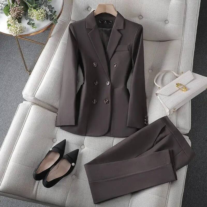 بدلات عمل نسائية رسمية مع بنطل - مراجعة Formal Winter Wear Women Jacket وسعره
