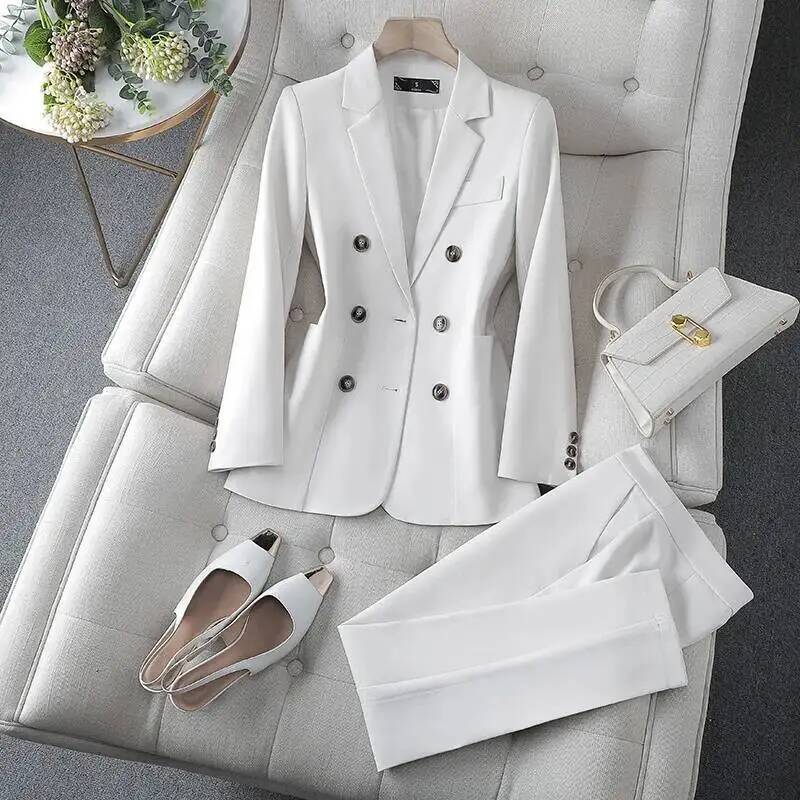 بدلات عمل نسائية رسمية مع بنطل - مراجعة Formal Winter Wear Women Jacket وسعره