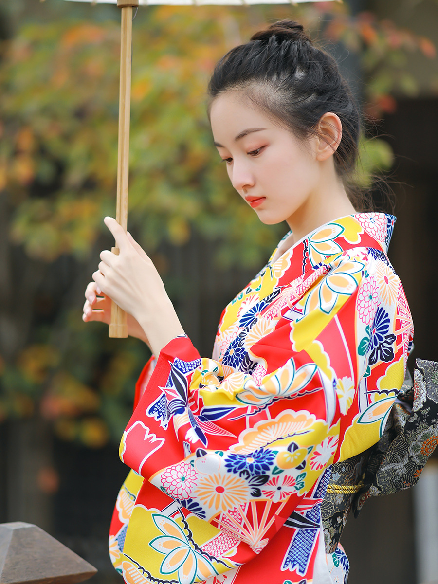 كيمونو ياباني تقليدي للنساء با - مراجعة Japanese Women Formal Wear وسعره