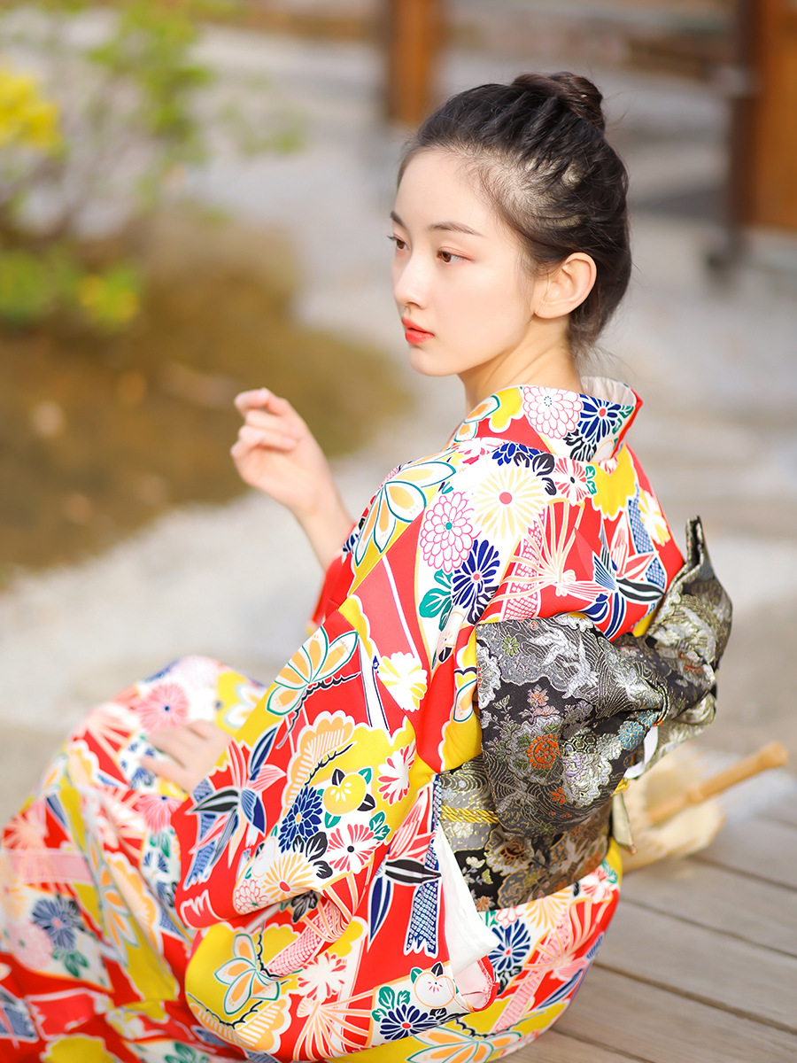 كيمونو ياباني تقليدي للنساء با - مراجعة Japanese Women Formal Wear وسعره
