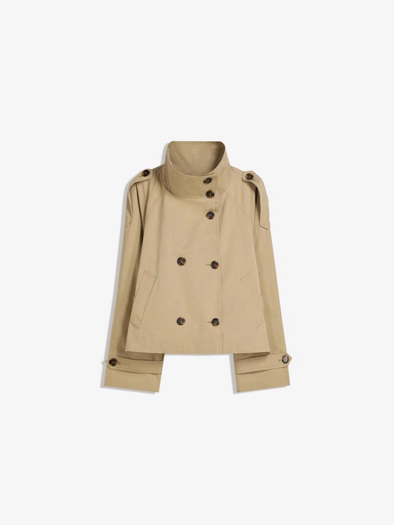 معطف نسائي مزدوج الأزرار مع يا - مراجعة Trench Coat Formal وسعره