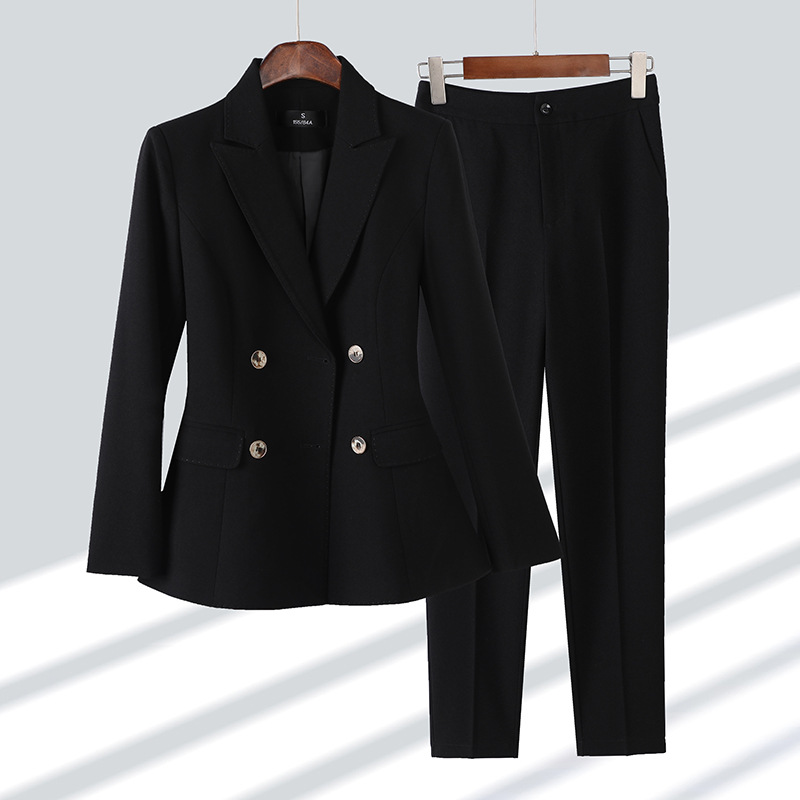 أزياء السيدات بدل رجالي رسمي ا - مراجعة Women Formal Wear With Black Blazer وسعره