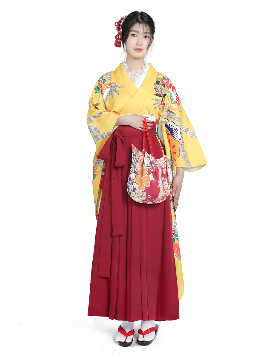 طقم كيمونو ياباني نسائي بأسلوب - مراجعة Japanese Women Formal Wear وسعره