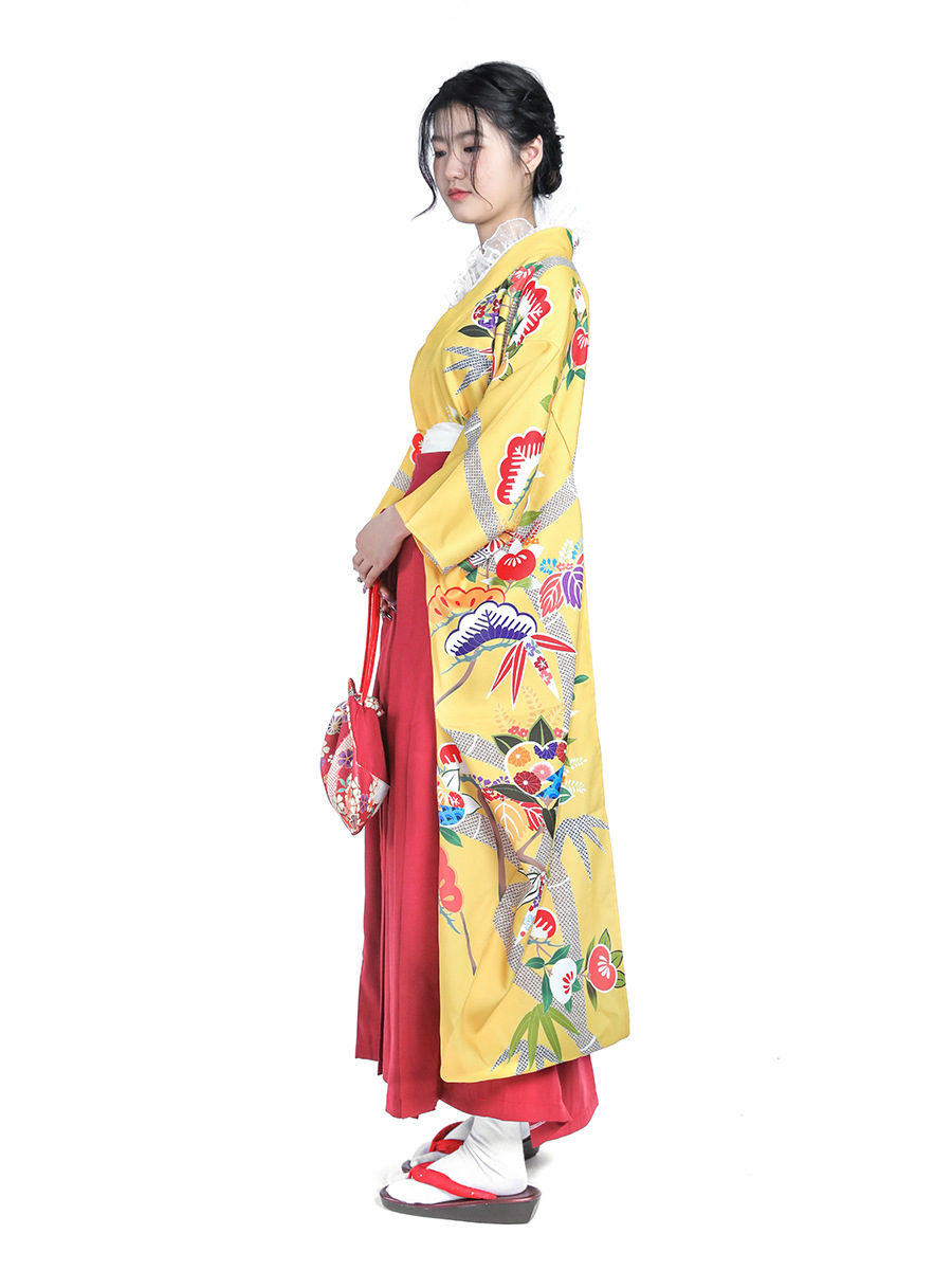 طقم كيمونو ياباني نسائي بأسلوب - مراجعة Japanese Women Formal Wear وسعره