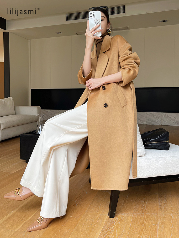 معطف نسائي من الصوف ذو طية صدر - مراجعة Trench Coat Formal وسعره
